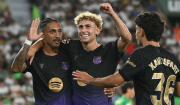 Barcelona inicia la defensa del título en España con una goleada al Elche