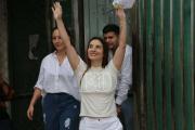 Caso maletas: Laura Rojas sale de Palmasola después de casi siete meses de detención preventiva