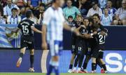 Málaga y Deportivo La Coruña empataron con otro gol del gabonés Aubameyang