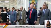 Aramayo ratifica a cuatro viceministros y posesiona a uno nuevo