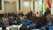 En el Día del Adulto Mayor, Lara admite que no puede cumplir la promesa de Bs 2.000 de Renta Dignidad
