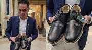 “Vicepresidente”: revelan todo sobre la inscripción que llevan los zapatos de Edman Lara