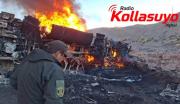 Cisterna con 35.500 litros de gasolina vuelca, arde y muere calcinado el conductor