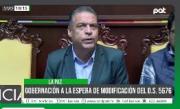 La Paz: Revilla pide garantizar diésel para mantener operativa la maquinaria de la Gobernación