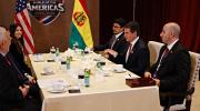 Beller difunde foto de Cerimedo junto a Paz y Aramayo en reunión del Escudo de las Américas