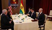 Beller revela fotos de Cerimedo con Rodrigo Paz en el Escudo de las Américas y en la Casa Grande del Pueblo