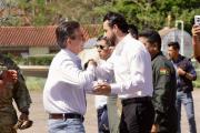 El presidente Rodrigo Paz llega hasta Santa Cruz para el acto de perforación del pozo Junín-9D