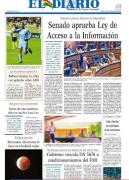 Portadas de los periódicos de Bolivia del viernes 28 de agosto del 2026