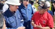 Reclaman a Rodrigo Paz en Santa Rosa del Sara por el combustible y el decreto del diésel