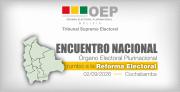 TSE y tribunales electorales activan en Cochabamba la agenda nacional rumbo a la Reforma Electoral