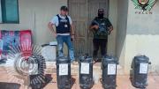 Guayaramerín: secuestran 75 paquetes de marihuana ocultos dentro de compresores de aire