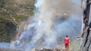 Logran controlar un incendio en una comunidad del municipio de Sucre