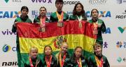 Bolivia brilla en el Sudamericano de Gimnasia de Brasil tras cosechar 12 medallas