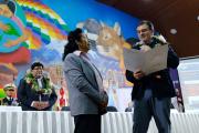 Paz pone en marcha plan para entregar títulos de propiedad a cerca de 90.000 familias en Bolivia