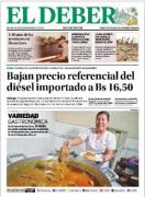 Portadas de los periódicos de Bolivia del viernes 4 de septiembre del 2026