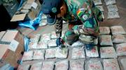 Felcn secuestra 107 paquetes de marihuana en la zona fronteriza con Chile