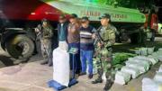 Hallan 355 kilos de marihuana ocultos en una cisterna en Puerto Quijarro y aprehenden a tres personas