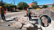 Muere joven madre tras sufrir accidente en motocicleta por un bache en la ruta internacional