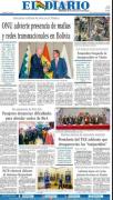 Portadas de los periódicos de Bolivia del miércoles 9 de septiembre del 2026