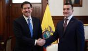 Rubio endurece la guerra antinarco en Ecuador, fiel aliado de EEUU