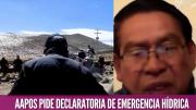 Potosí se queda sin agua y piden ley de emergencia hídrica