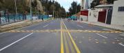 La Paz instala reductores y fija en 30 km/h el límite de velocidad en la avenida Del Poeta
