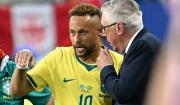 Ancelotti le cierra la puerta a Neymar en la selección de Brasil