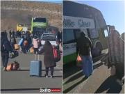 Conflicto por nuevas empresas de transporte termina con ataque a un bus con pasajeros en Uyuni
