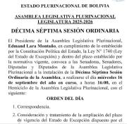 Lara convoca a la Asamblea para tratar este miércoles la ampliación del estado de excepción