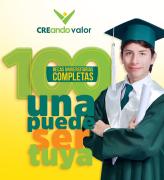 CREando VALOR OTORGA 100 BECAS UNIVERSITARIAS COMPLETAS