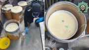 Tras un control en bodega de encomiendas, hallan droga oculta en tambores de fibra