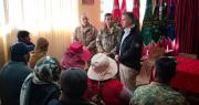 Familiares de soldados desaparecidos increpan al ministro de Defensa en Viacha