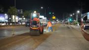 Alcaldía cruceña trabaja en el mantenimiento de vías en la zona norte