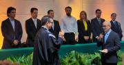 Oscar Ortiz Antelo es posesionado como rector de la Universidad Privada de Santa Cruz de la Sierra (UPSA)