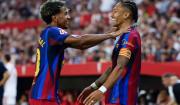 Un hat-trick Raphinha decide el partido y el Barcelona se afianza en la cima
