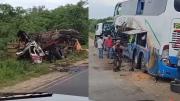 Carretera Bioceánica: choque frontal entre bus y camión deja siete muertos y 17 heridos