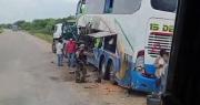 Tragedia en la carretera Bioceánica: choque frontal entre bus y camión deja siete muertos y 17 heridos