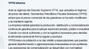 YPFB asegura que el precio de la gasolina se mantiene y pide no dar crédito a especulaciones