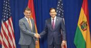 Rodrigo Paz se reúne con Marco Rubio en Nueva York en la previa a su presentación ante la ONU