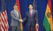 Rodrigo Paz y Marco Rubio se reúnen en EEUU y califican el encuentro de productivo