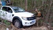 Persecución y captura: Recuperan lujosa camioneta robada en Brasil tras encunetarse en Puerto Quijarro