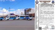 Chóferes de Oruro convocan a marcha este miércoles en rechazo al D.S. 5716 y ordenan el repliegue de las movilidades afiliadas