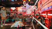 Cholitas Luchadoras debutan en Expocruz con una muestra de la cultura paceña