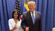 Trump y Delcy Rodríguez sellan su alianza con un encuentro inédito en Nueva York