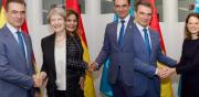 Paz aborda agendas de financiamiento e institucionalidad con organismos internacionales