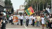 Efeméride departamental cruceña: La plaza 24 de Septiembre vuelve a ser escenario del desfile cívico militar