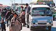 Choferes de El Alto anuncian que no acatarán el paro de transporte programado para este lunes
