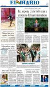 Portadas de los periódicos de Bolivia del viernes 25 de septiembre del 2026