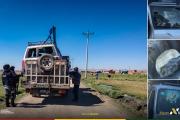Contrabandistas atacan a militares y aduaneros, hay dos heridos y daños a patrullas en Laja-El Alto