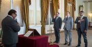 Canciller posesiona a tres viceministros, entre ellos el de Turismo y Culturas